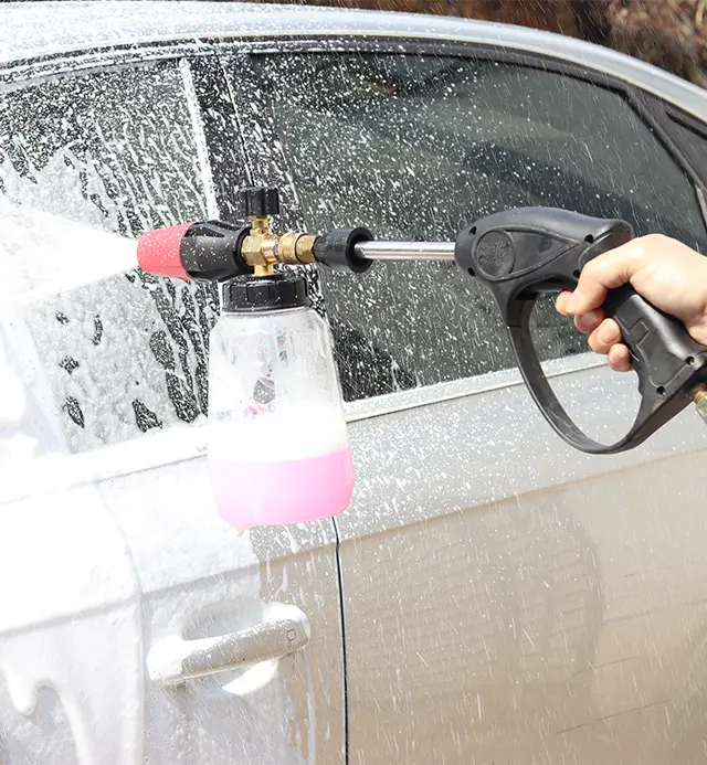 So reparieren Sie eine Autowaschmaschine mit niedrigem Druck und schwachem Wasserabgang
