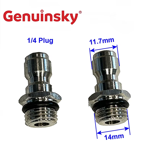 Edelstahl schneller Stecker 1/4 Zoll